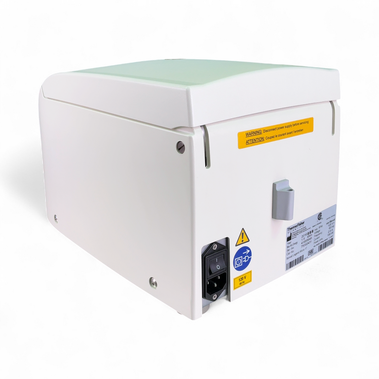 Thermo Scientific Sorvall Legend Micro 17 Centrifuge 75002431 w 24x1.5/2.0mL Rotor 75003424 (BO!) | Safe & Secure Shipping - Image 12