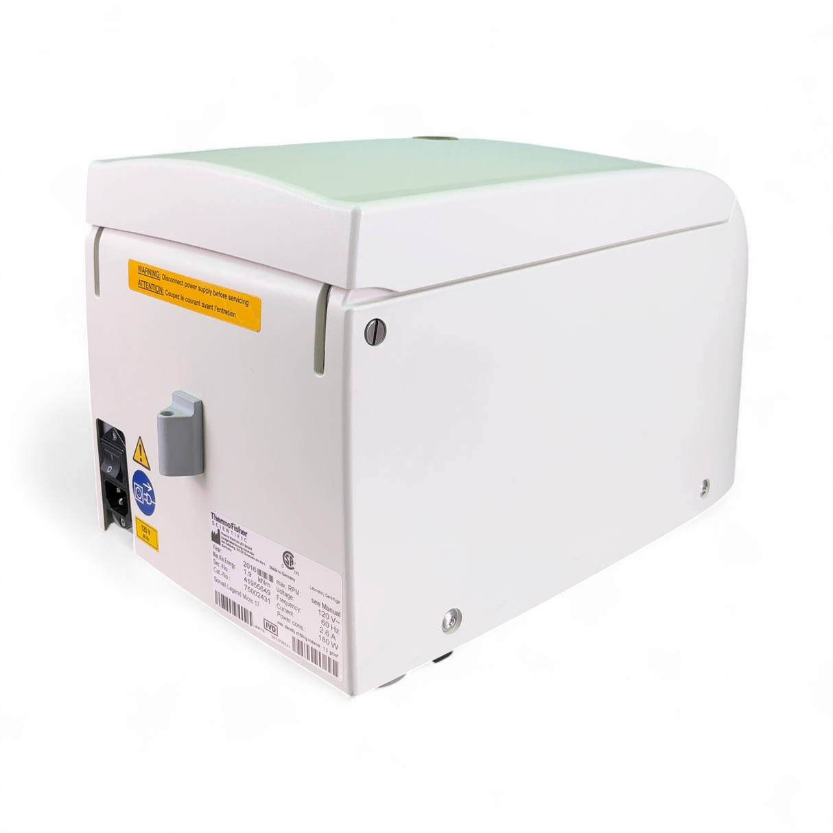 Thermo Scientific Sorvall Legend Micro 17 Centrifuge 75002431 w 24x1.5/2.0mL Rotor 75003424 (BO!) | Safe & Secure Shipping - Image 15