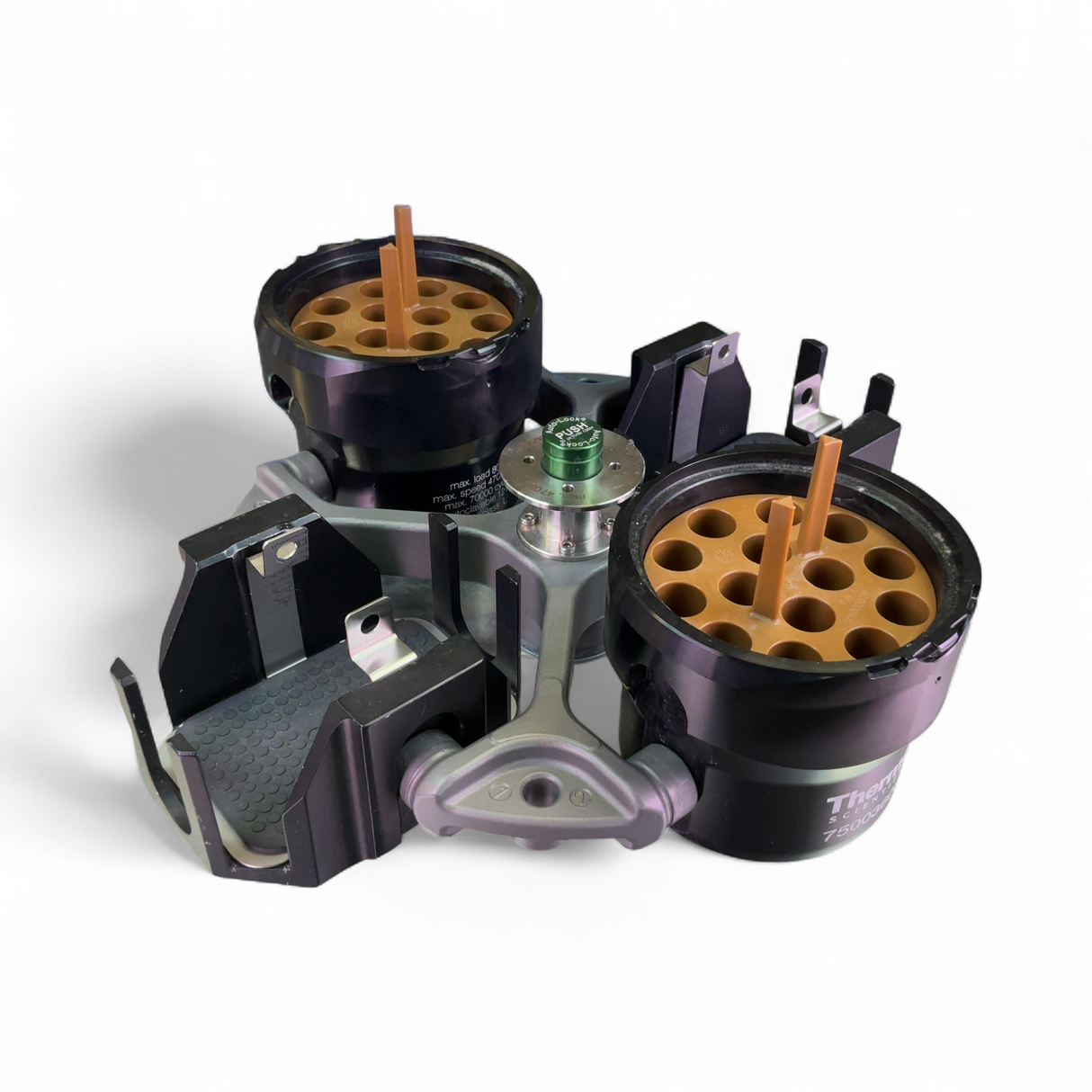 Thermo Scientific TX-750 Auto-Lock 4x750 mL Swinging Bucket Rotor 75003180 w 4x Buckets & Adapters (BO!) | Mr. Scientific - Image 1