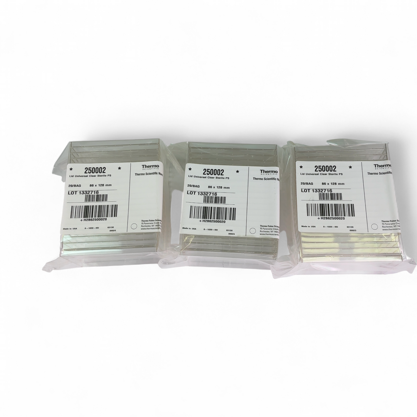 Thermo Scientific Universal Clear Sterile PS Plate Lids - 86x128mm 250002 (BO!) | Safe & Secure Shipping - Image 5