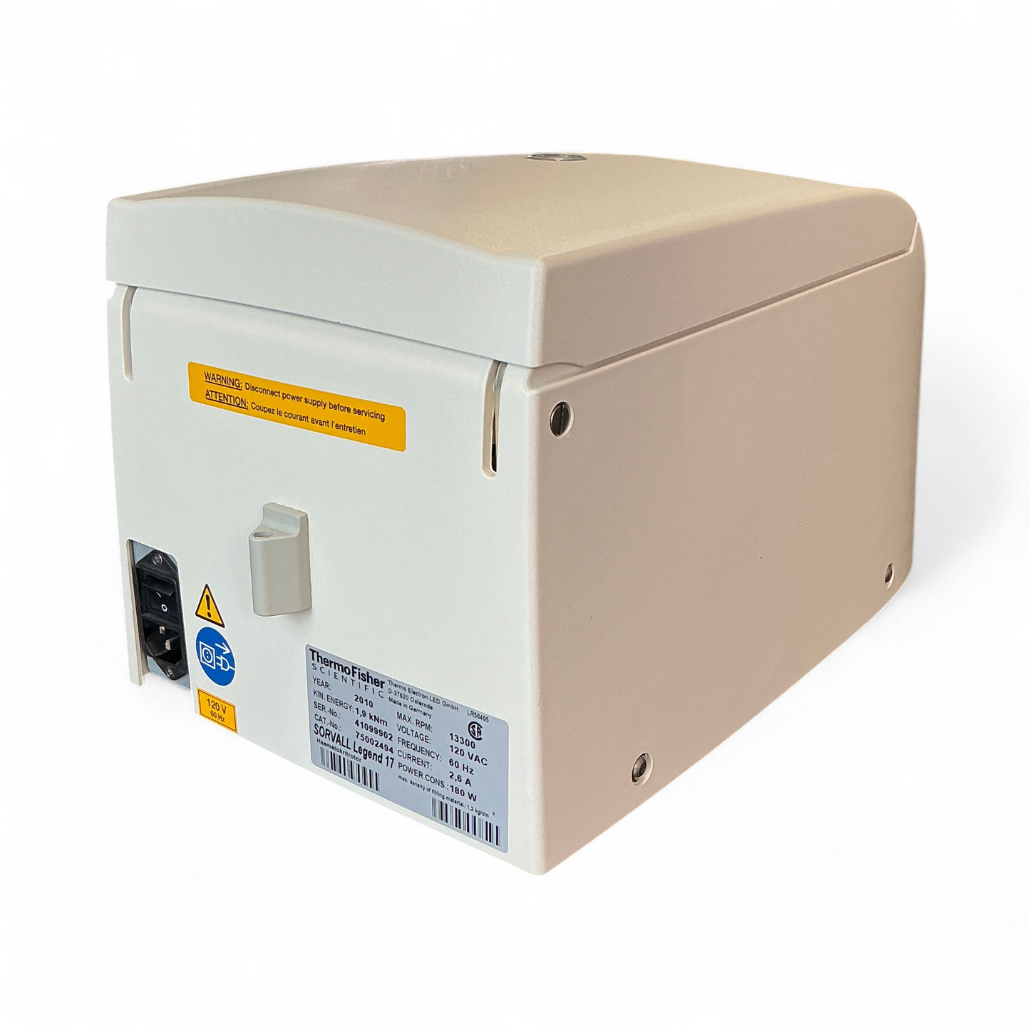 ThermoFisher Scientific Sorvall Legend 17 Microcentrifuge w Haematokritrotor 75002494-3473 (BO!) | Mr. Scientific - Image 17