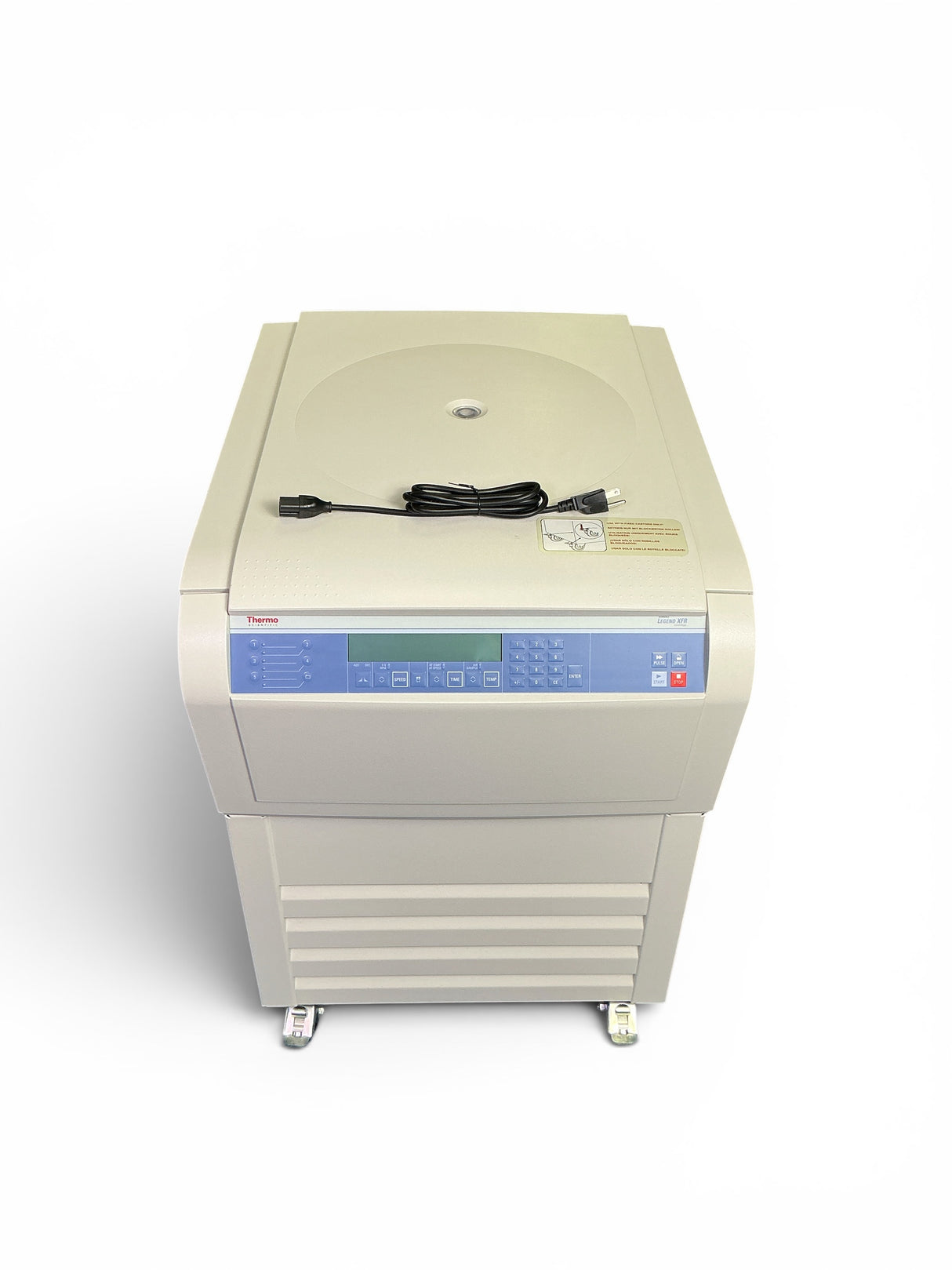 ThermoFisher Scientific Sorvall Legend XFR Centrifuge 75004539 & TX-750 Rotor w Buckets/Adapters (BO!) | Safe & Secure Shipping - Image 2