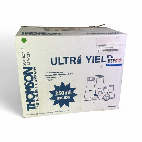 Thomson HTSLabs Ultra Yield 250mL Sterile Graduated Cell Culture Shaker Flasks - 50/cs | Ships Fast from Mr. Scientific - Image 2