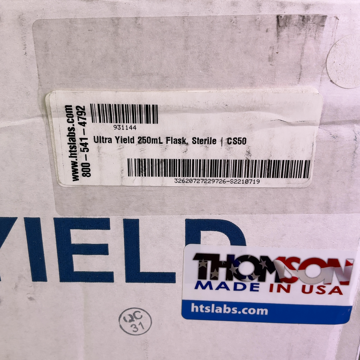 Thomson HTSLabs Ultra Yield 250mL Sterile Graduated Cell Culture Shaker Flasks - 50/cs | Ships Fast from Mr. Scientific - Image 5