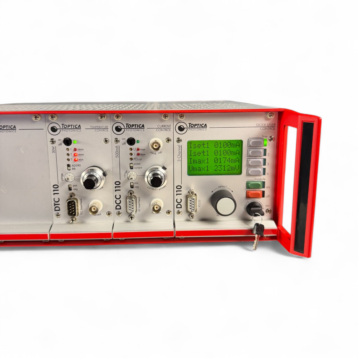 Toptica DC110 19" Diode Laser Controller w/ SC110 DTC110 DCC110 Modules - Image 13