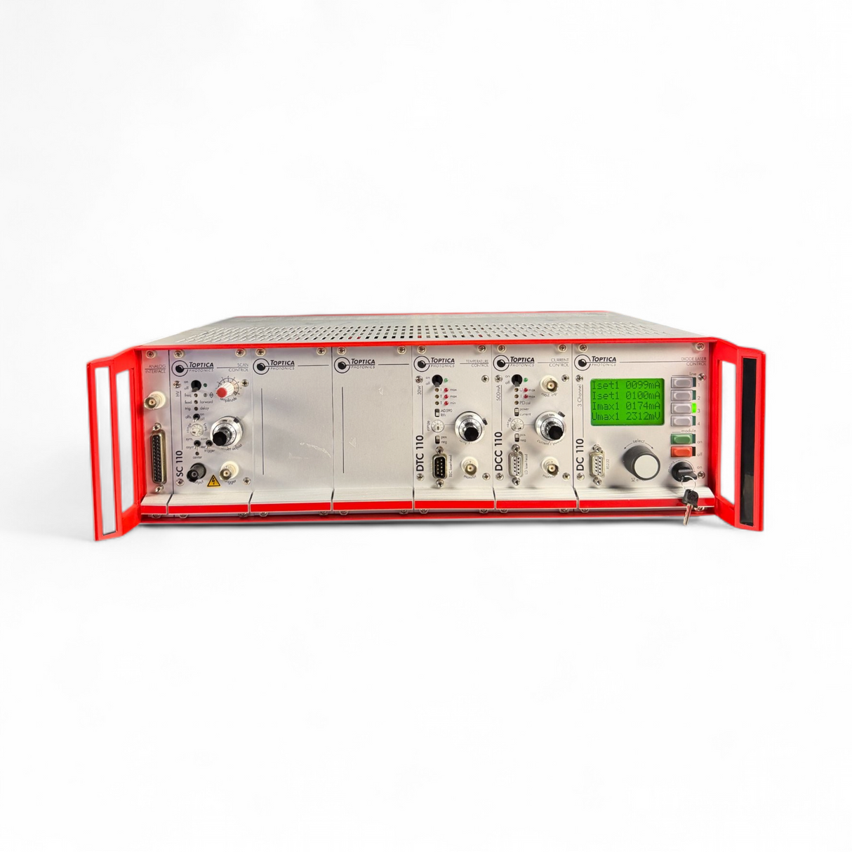 Toptica DC110 19" Diode Laser Controller w/ SC110 DTC110 DCC110 Modules - Image 14