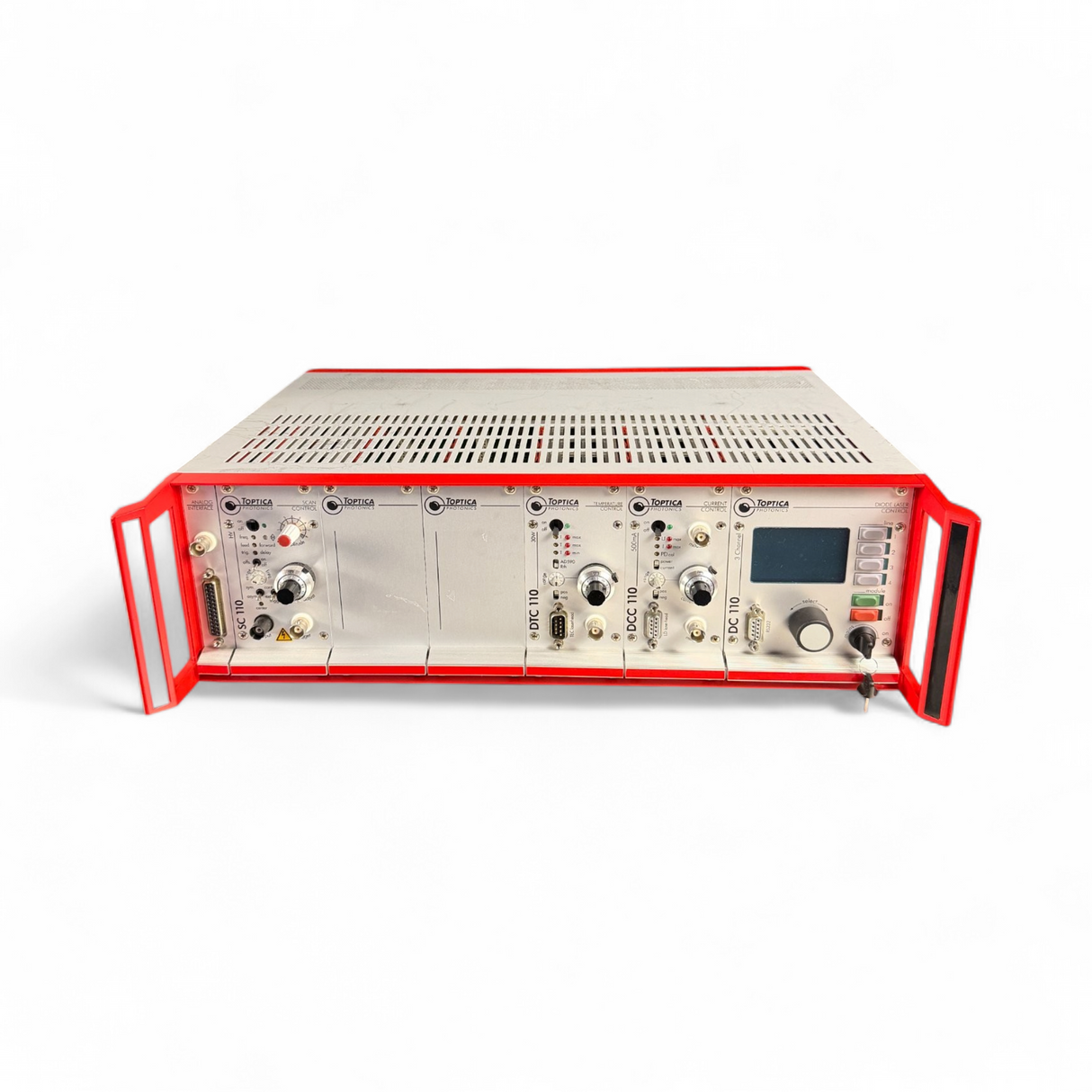 Toptica DC110 19" Diode Laser Controller w/ SC110 DTC110 DCC110 Modules - Image 4