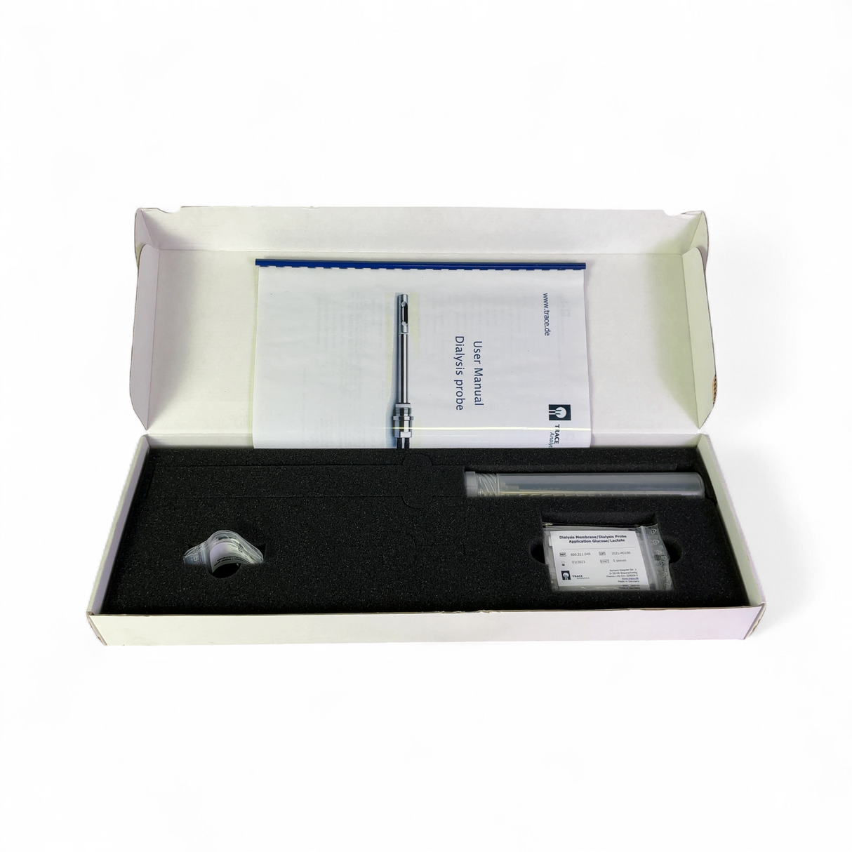Trace Analytics 132mm Dialysis Probe w Installation Kit Partial & Manual 860.202.510 | Mr. Scientific - Image 2