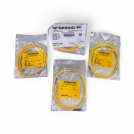 Turck Assorted PicoFast & PentaFast Cable Assemblies PSG 4M-1, PSG 6M-1, PKW 3M-1, VKG 3M-1 (BO!) | Safe & Secure Shipping - Image 2