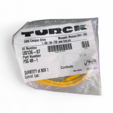 Turck Assorted PicoFast & PentaFast Cable Assemblies PSG 4M-1, PSG 6M-1, PKW 3M-1, VKG 3M-1 (BO!) | Safe & Secure Shipping - Image 3