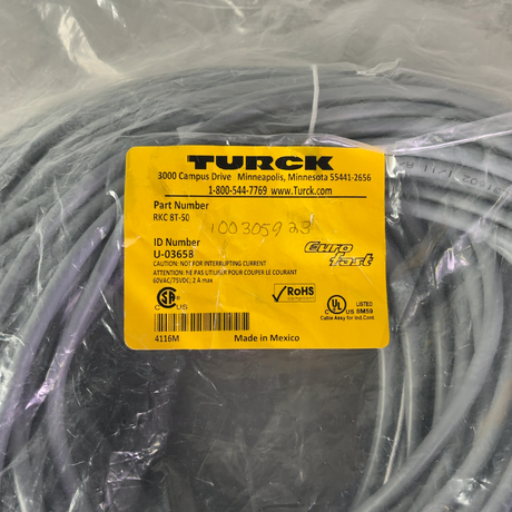 Turck RKC 8T-50 Sensor and Actuator Cordset 50m Cable Assembly (Best Offer!) | Ships Fast from Mr. Scientific - Image 7