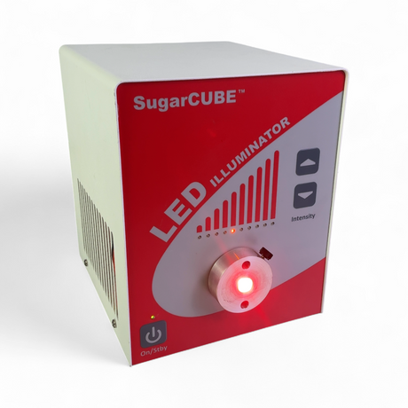 Ushio SugarCUBE LED Illuminator Red Fiber Optic Light Source 38000-M03-002 (BO!) - Image 1