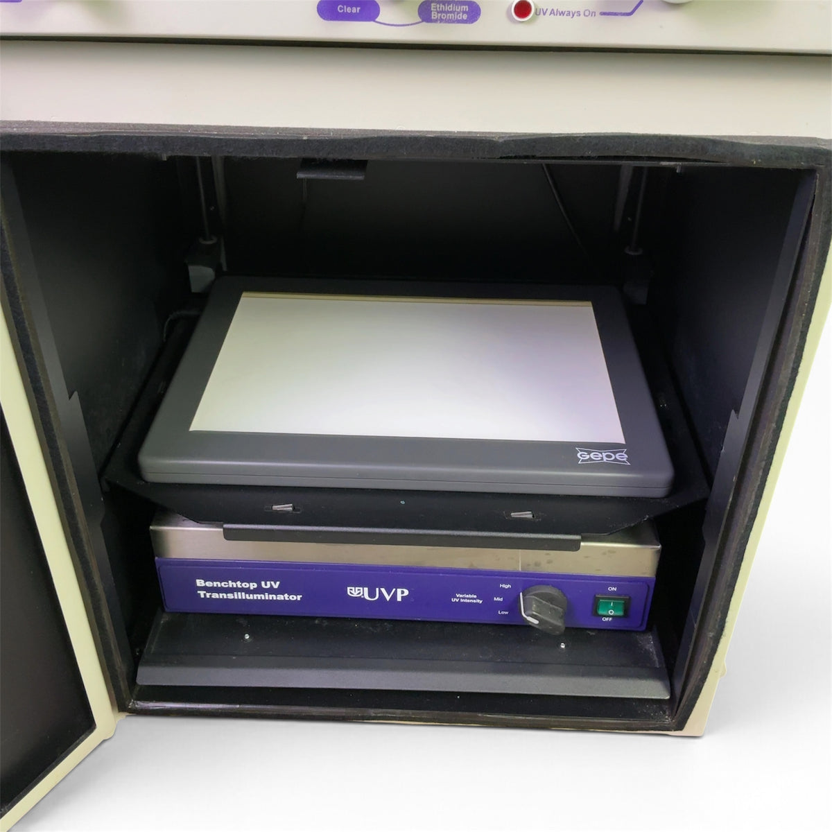UVP BioImaging Epichemi 3 Darkroom w M-26XV UV Transilluminator & P93DW Printer | Safe & Secure Shipping - Image 18