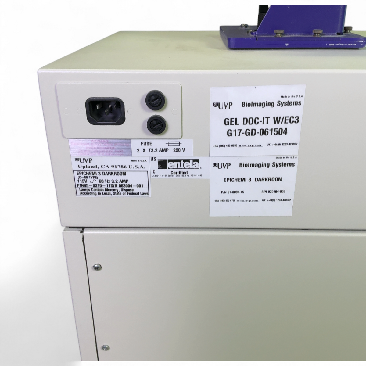 UVP BioImaging Epichemi 3 Darkroom w M-26XV UV Transilluminator & P93DW Printer | Safe & Secure Shipping - Image 7