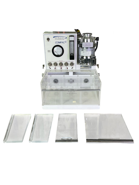 VetEquip Compac5 Isoflurane Rodent Anesthesia Center w Carbon Filter & Accessories (BO!) | Safe & Secure Shipping - Image 2