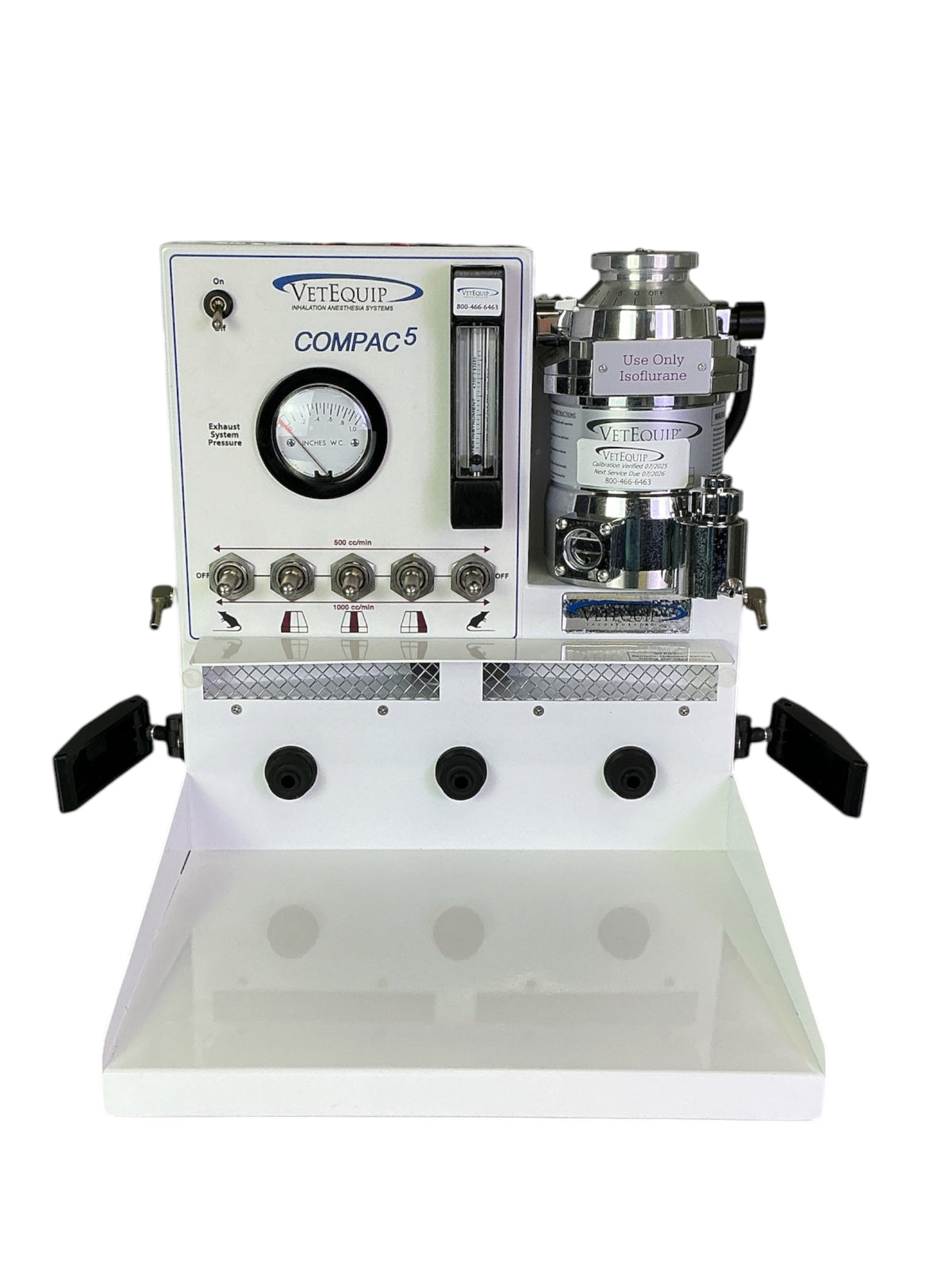 VetEquip Compac5 Isoflurane Rodent Anesthesia Center w Carbon Filter & Accessories (BO!) | Safe & Secure Shipping - Image 5