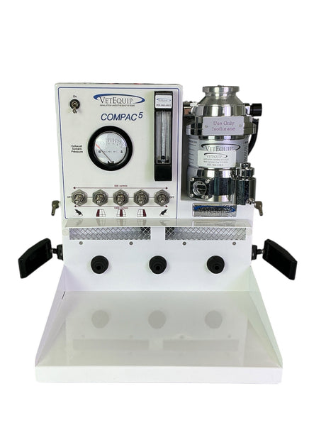 VetEquip Compac5 Isoflurane Rodent Anesthesia Center w Carbon Filter & Accessories (BO!) | Safe & Secure Shipping - Image 5