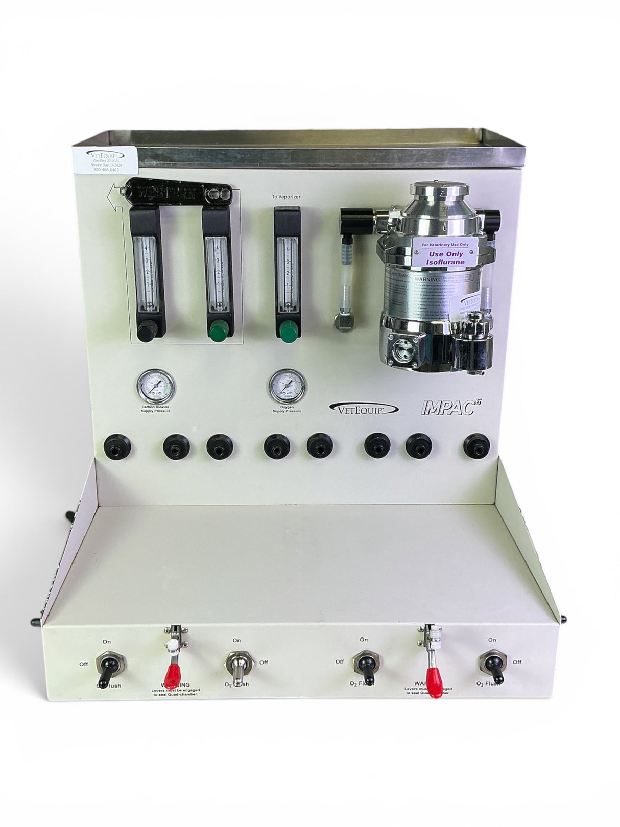 VetEquip Impac6 Multi-Patient Isoflurane Anesthesia System w Accessories (Best Offer!) | Mr. Scientific - Image 7