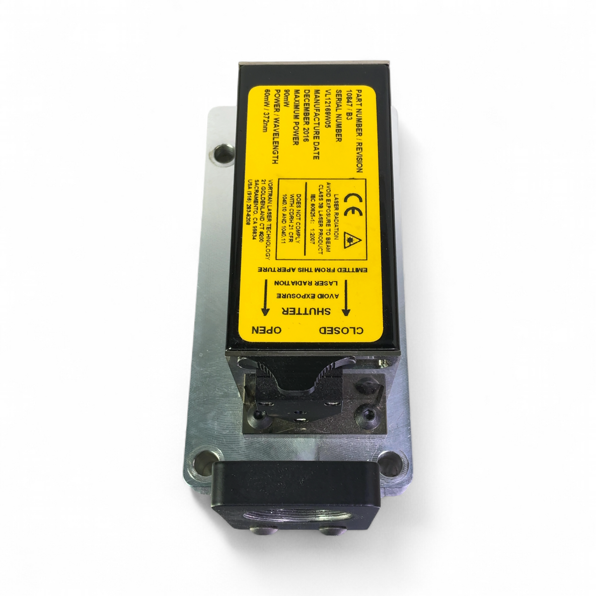 Vortran Laser Technology Stradus 375, 372nm Laser Diode Module 10847 B3 - Tested - Image 4