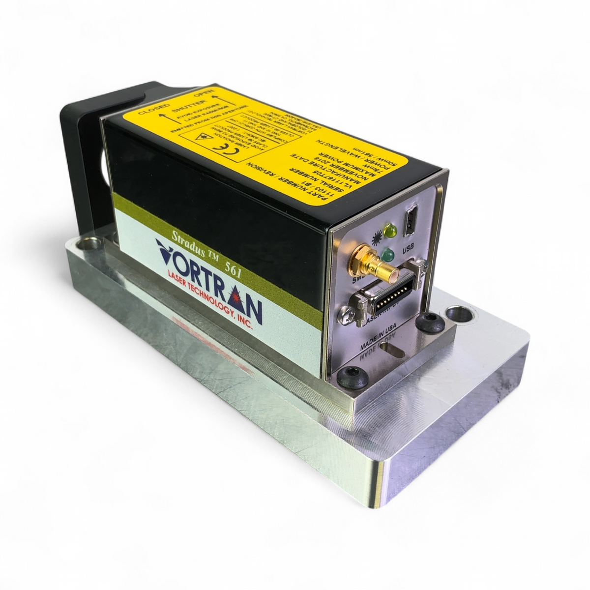 Vortran Laser Technology Stradus 561, 561nm Laser Diode Module 11103/B1 - Tested - Image 8