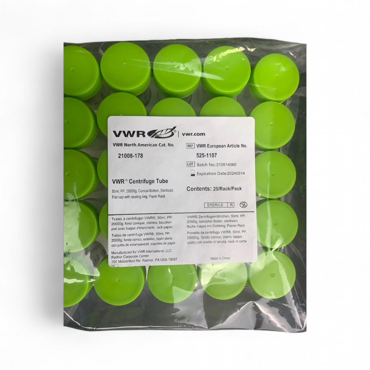 VWR Centrifuge Tube 21008-178 50mL  (Best Offer!)  - Image 2