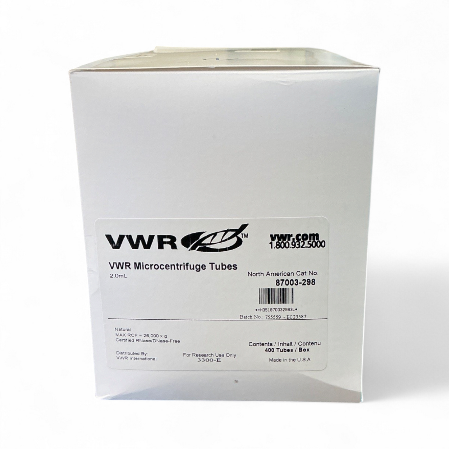 VWR Microcentrifuge Tubes 87003-298 2.0mL (Best Offer!) | Ships Fast from Mr. Scientific - Image 4