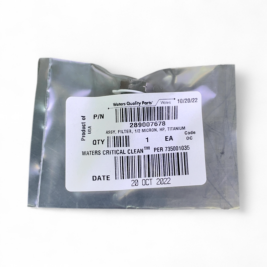 Waters 1/2 Micron HP Titanium Inert Filter Assembly 700009010 289007678 | Ships Fast from Mr. Scientific - Image 1