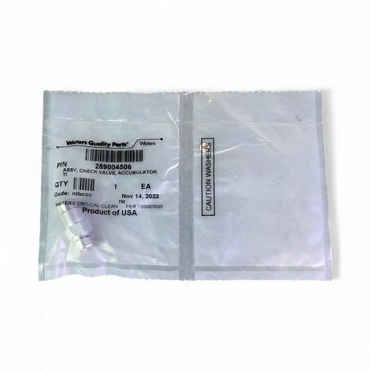 Waters 700005415 Check Valve Accumulator TI Assembly HPLC UPLC (Best Offer!) | Order Direct and Save - Image 1