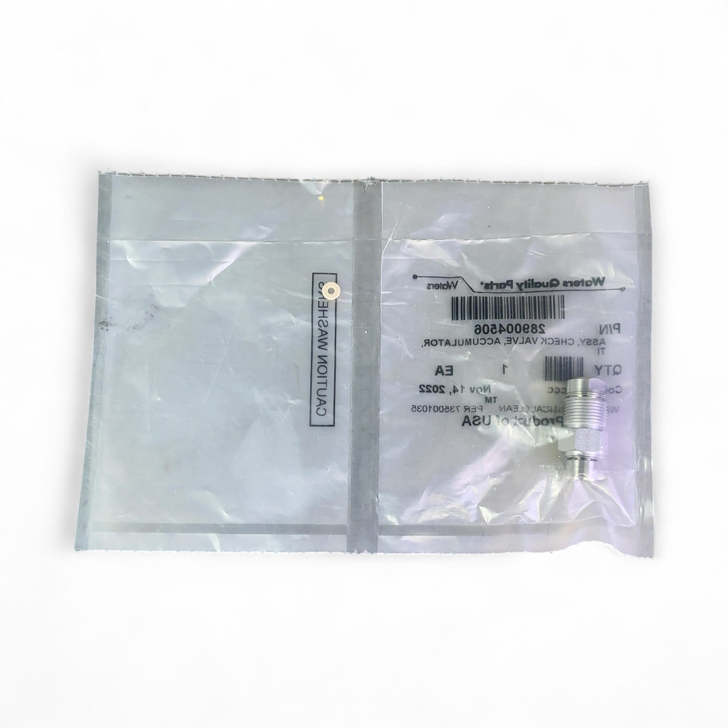 Waters 700005415 Check Valve Accumulator TI Assembly HPLC UPLC (Best Offer!) | Order Direct and Save - Image 3