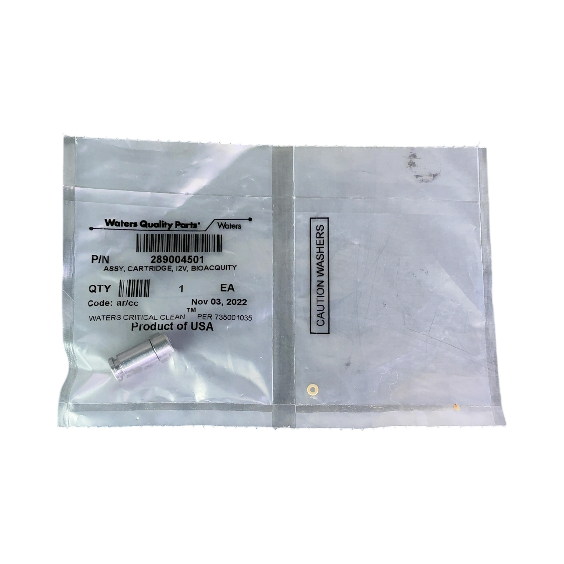 Waters Acquity i2V Cartridge Assembly 700005414 289004501 (Best Offer!) | Mr. Scientific - Image 1
