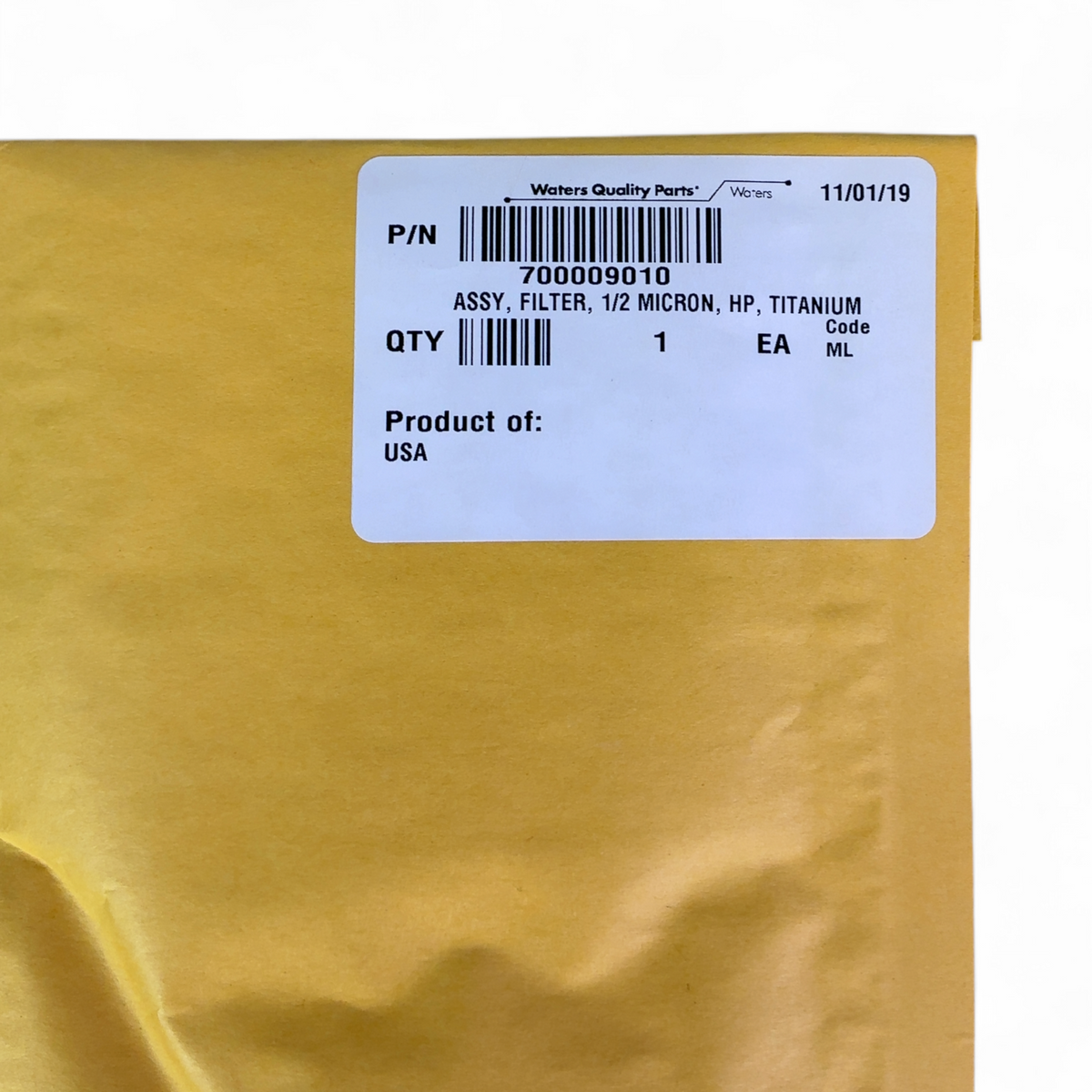 Waters Filter Assembly 1/2 Micron HP Titanium 700009010 NEW (Best Offer!) | Order Direct and Save - Image 2