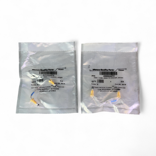 Waters Head to Transducer Tubing Assembly MP35N 430002472 Lot of 2 | Safe & Secure Shipping - Image 1