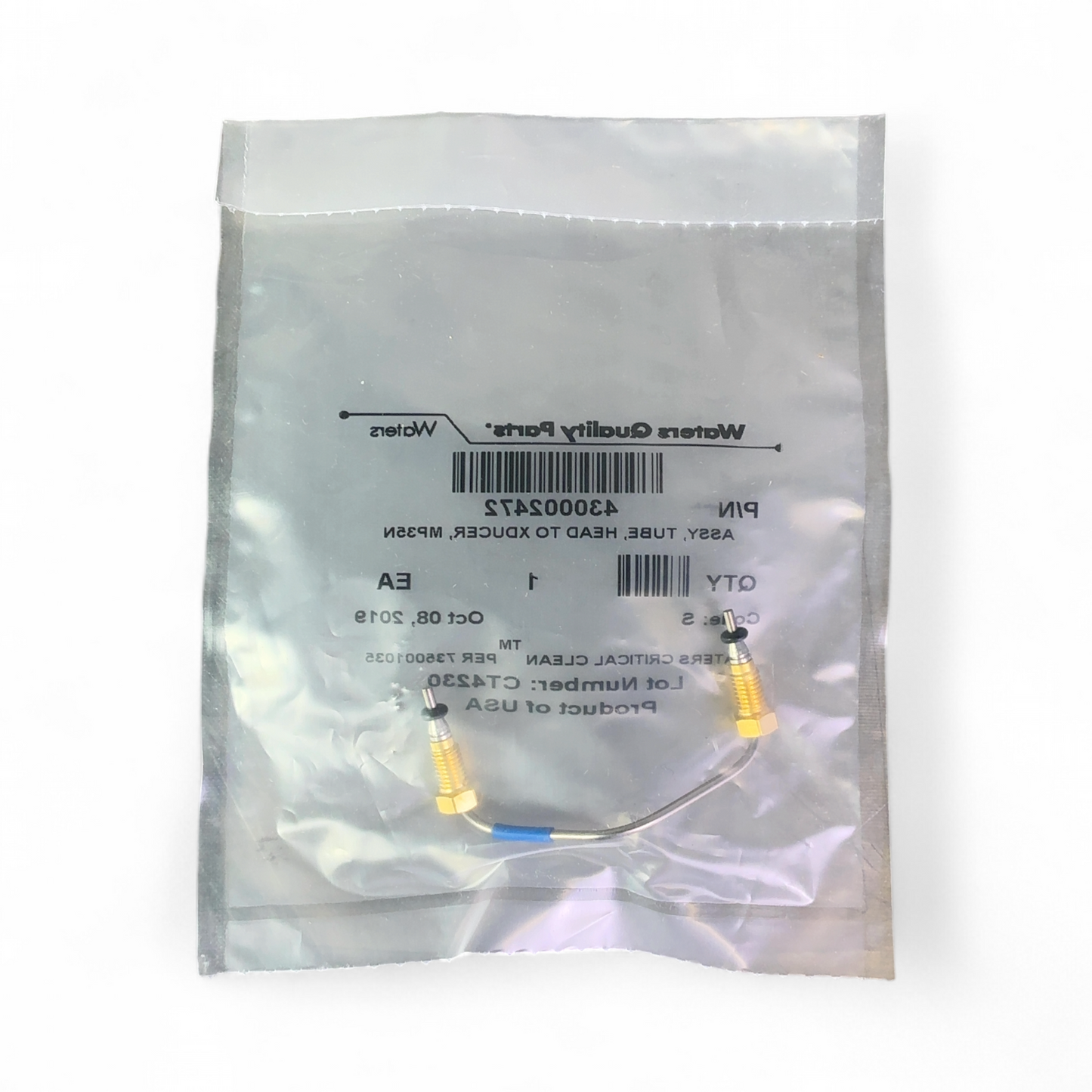 Waters Head to Transducer Tubing Assembly MP35N 430002472 Lot of 2 | Safe & Secure Shipping - Image 4