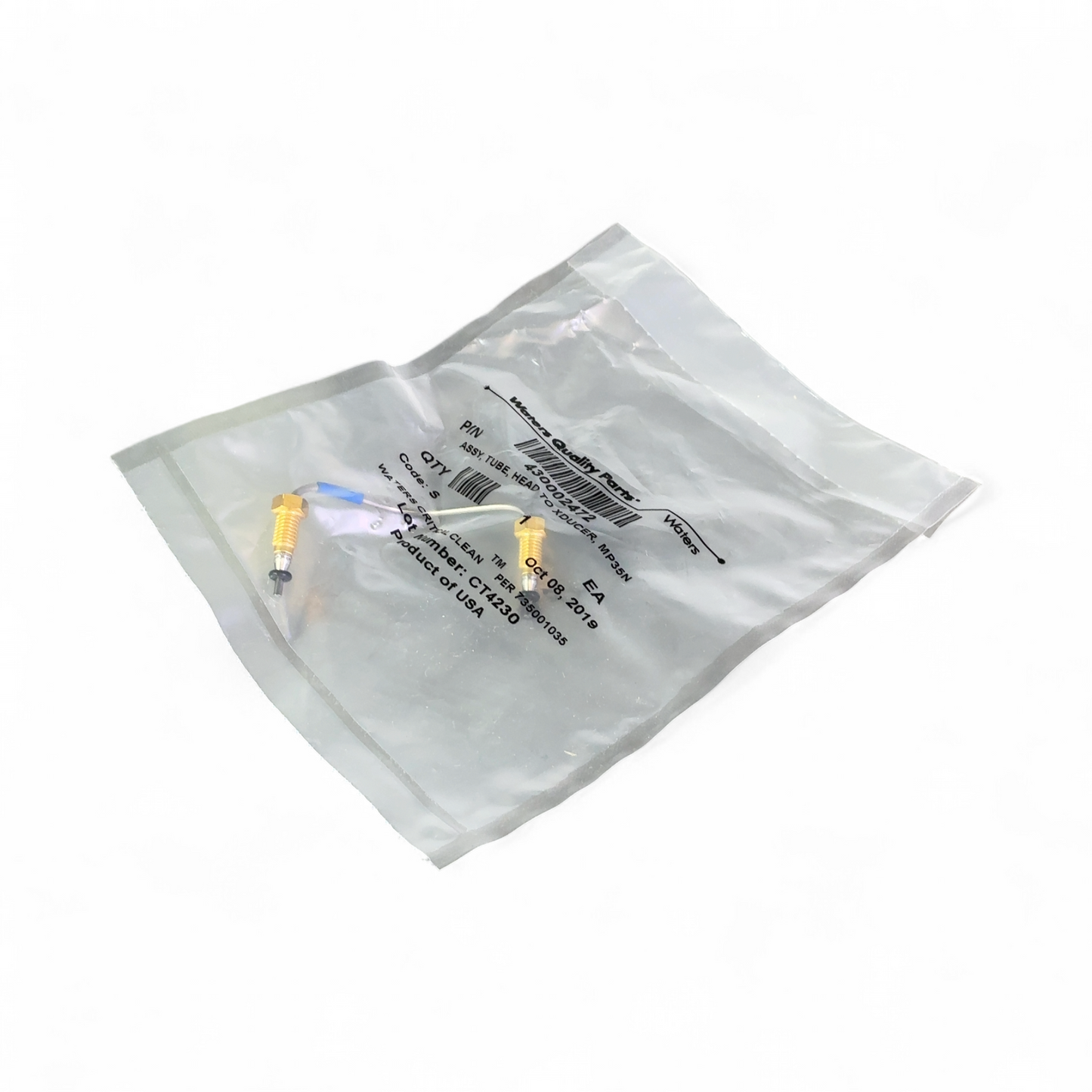 Waters Head to Transducer Tubing Assembly MP35N 430002472 Lot of 2 | Safe & Secure Shipping - Image 6