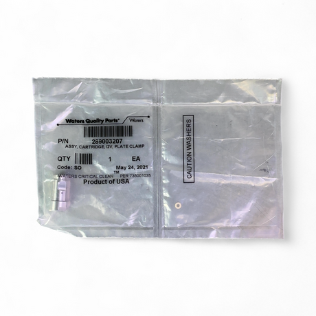 Waters i2V Cartridge Assembly Plate Clamp 700005165 289003207 | Safe & Secure Shipping - Image 1