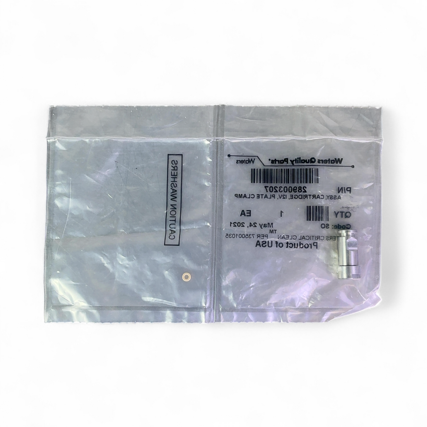 Waters i2V Cartridge Assembly Plate Clamp 700005165 289003207 | Safe & Secure Shipping - Image 2
