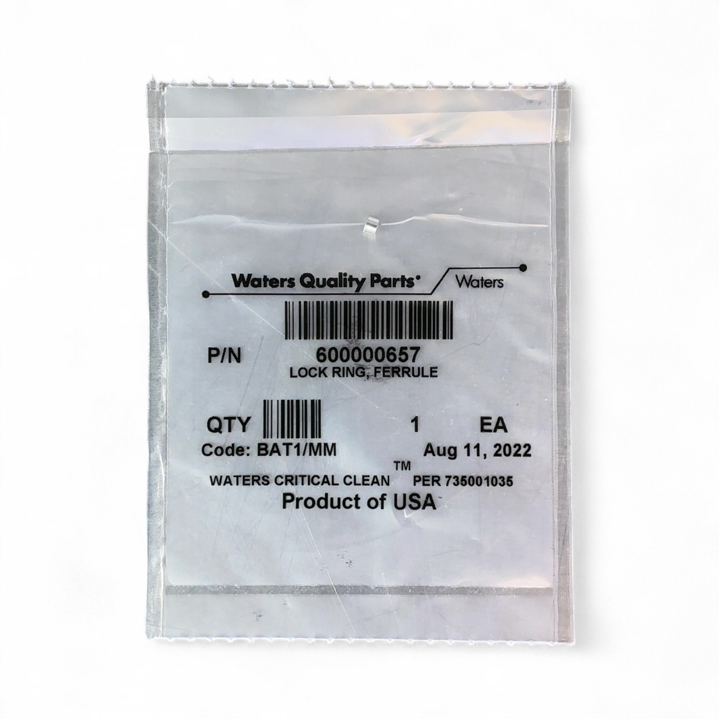 Waters Lock Ring Ferrule 600000657 700005259 BAT1/MM Lot of 4 (Best Offer!) | Mr. Scientific - Image 13