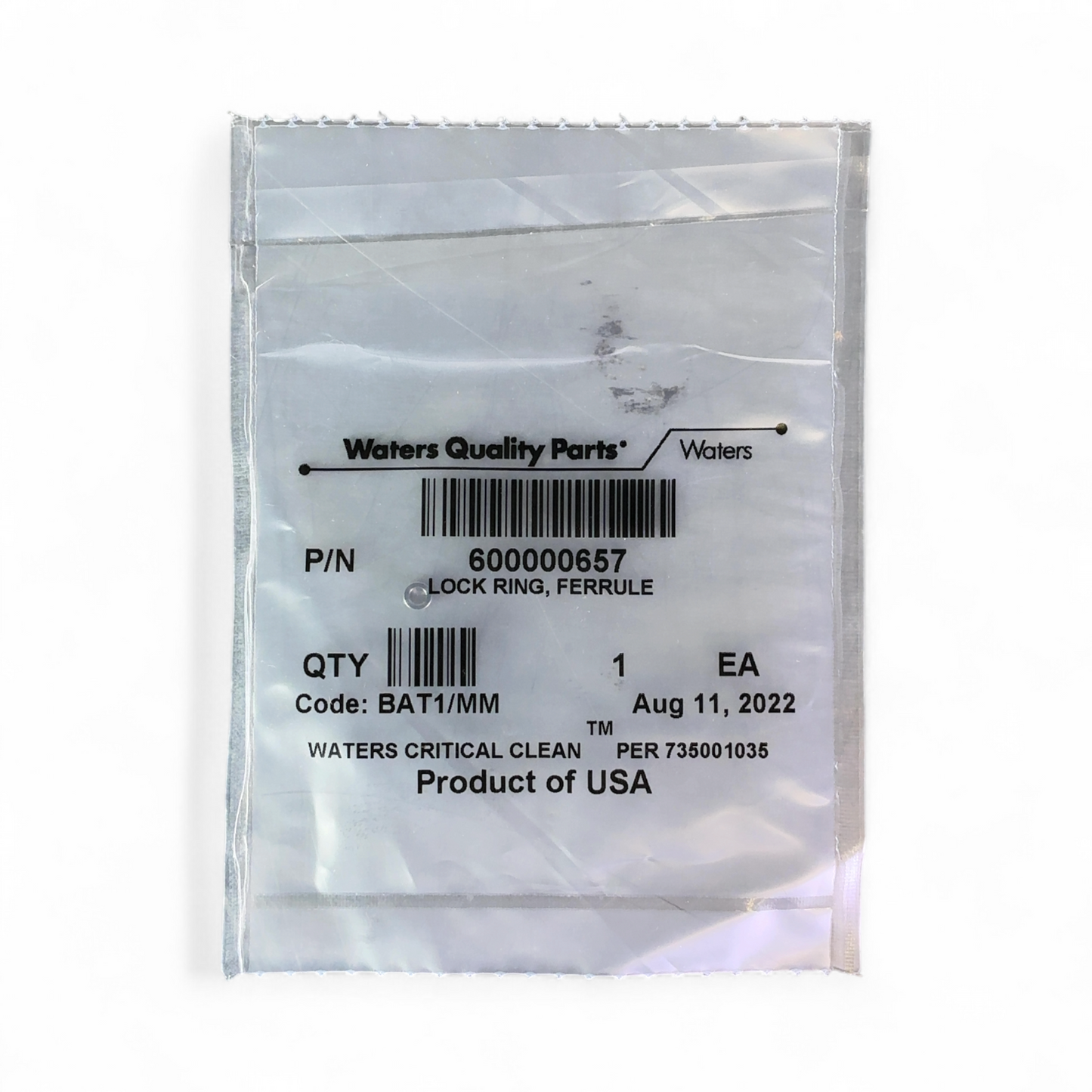 Waters Lock Ring Ferrule 600000657 700005259 BAT1/MM Lot of 4 (Best Offer!) | Mr. Scientific - Image 9