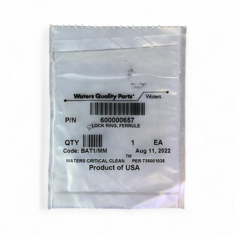 Waters Lock Ring Ferrule 600000657 700005259 BAT1/MM Lot of 4 (Best Offer!) | Mr. Scientific - Image 9
