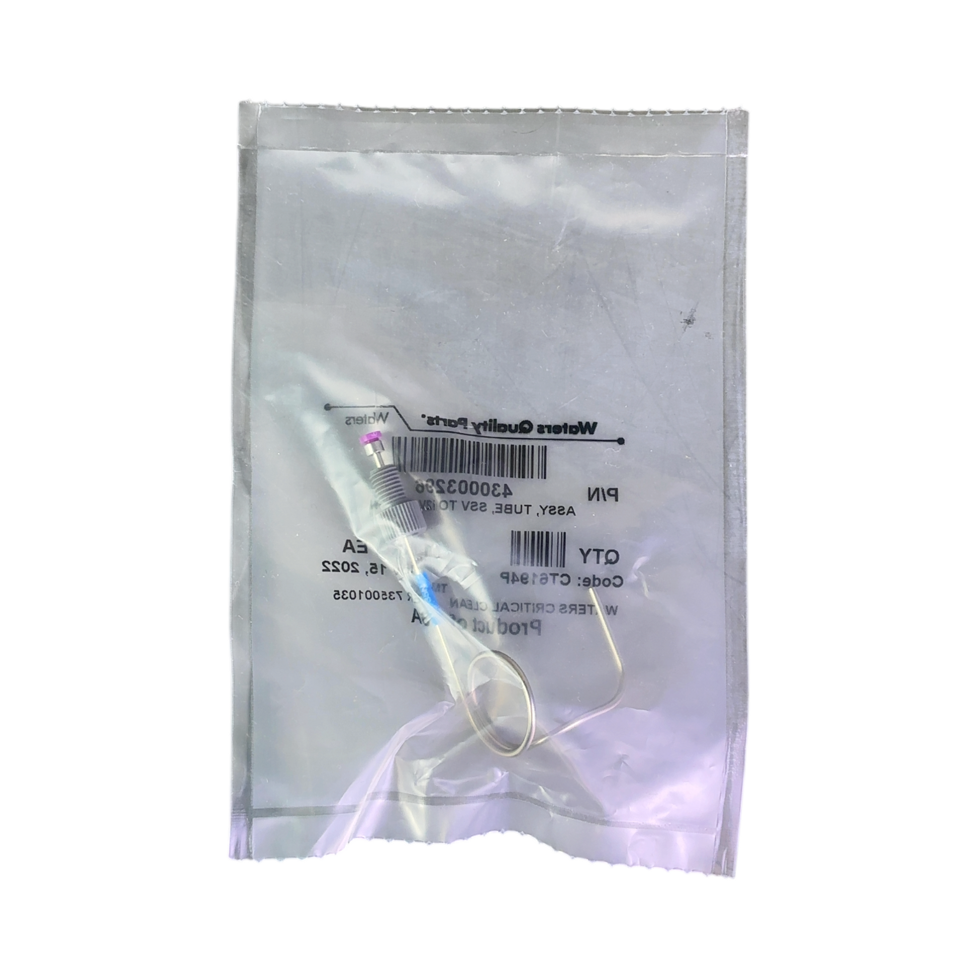 Waters Tube Assembly for Solvent Select Valve to i2V MP35N 700009845 430003296 | Safe & Secure Shipping - Image 2
