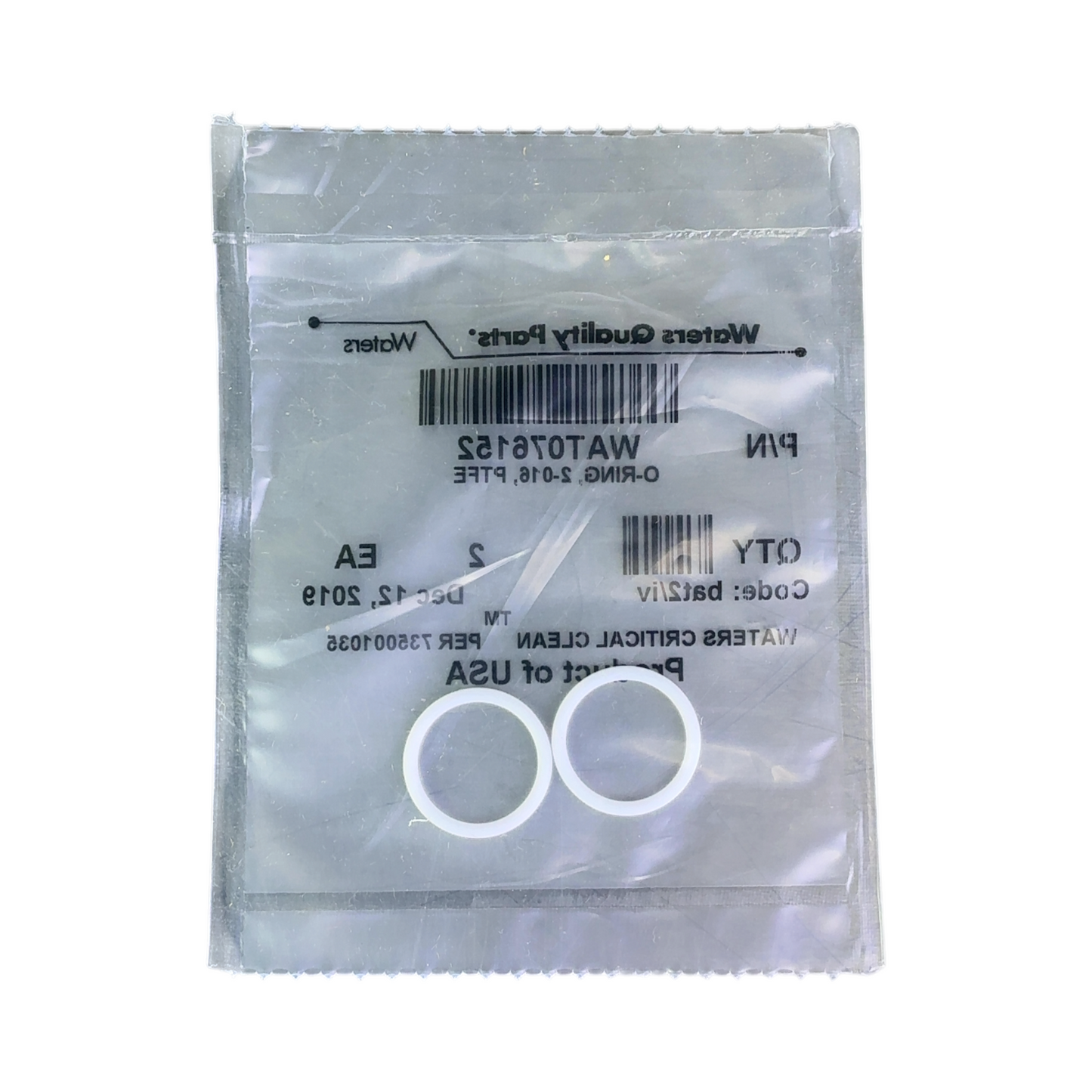 Waters WAT076152 O-Ring FEP PTFE 2-016 for Acquity Solvent Manager Pump Heads | Order Direct and Save - Image 13