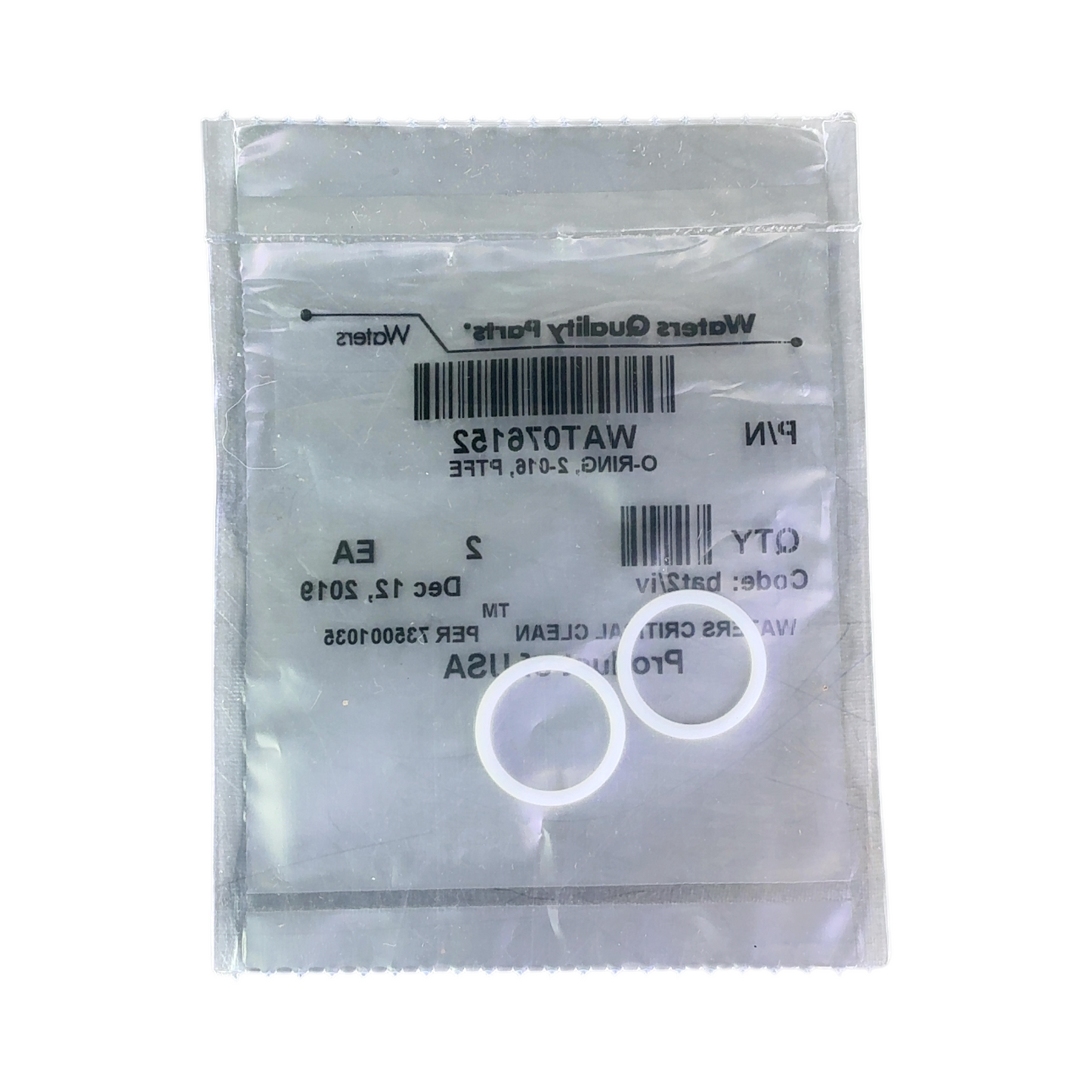 Waters WAT076152 O-Ring FEP PTFE 2-016 for Acquity Solvent Manager Pump Heads | Order Direct and Save - Image 15
