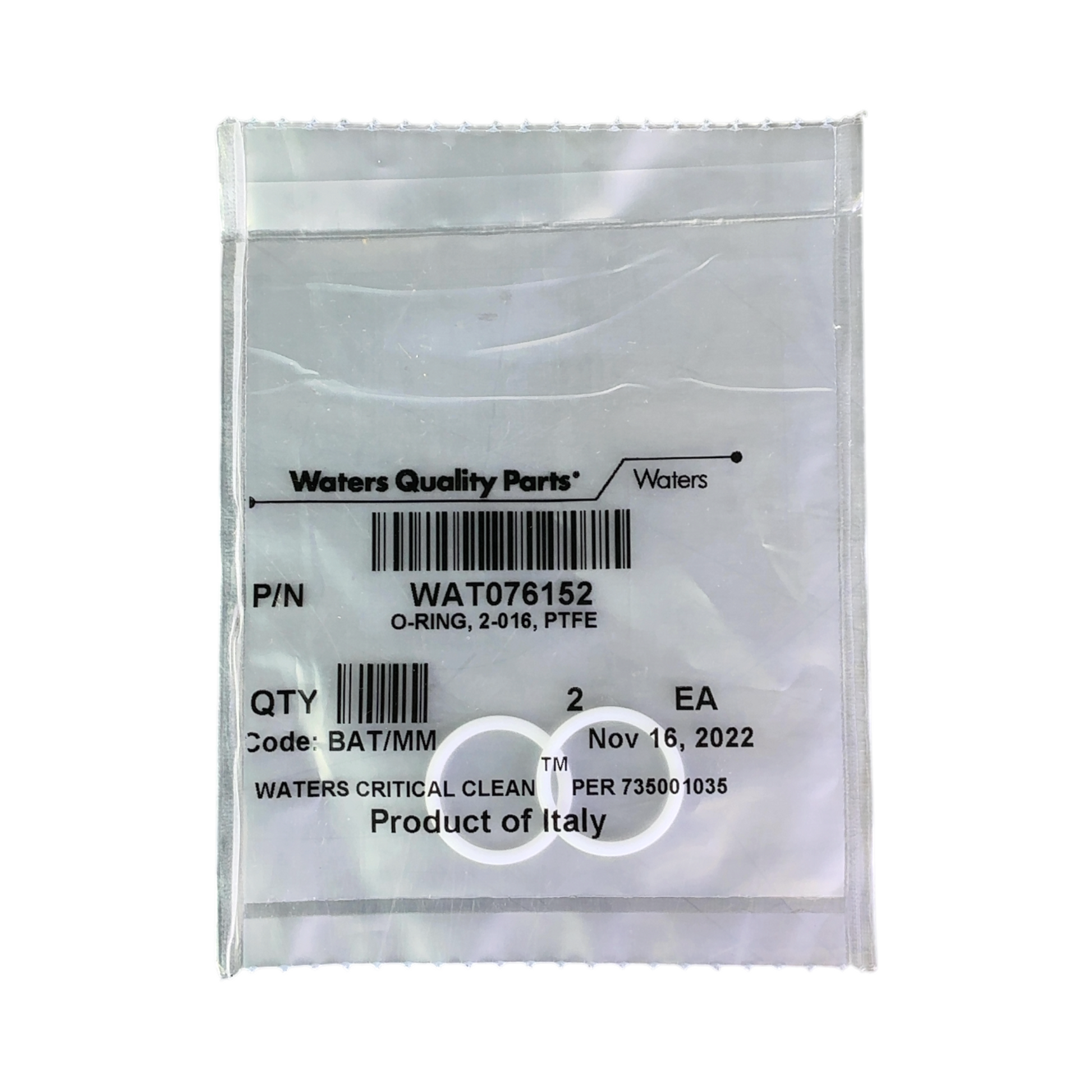 Waters WAT076152 O-Ring FEP PTFE 2-016 for Acquity Solvent Manager Pump Heads | Order Direct and Save - Image 4