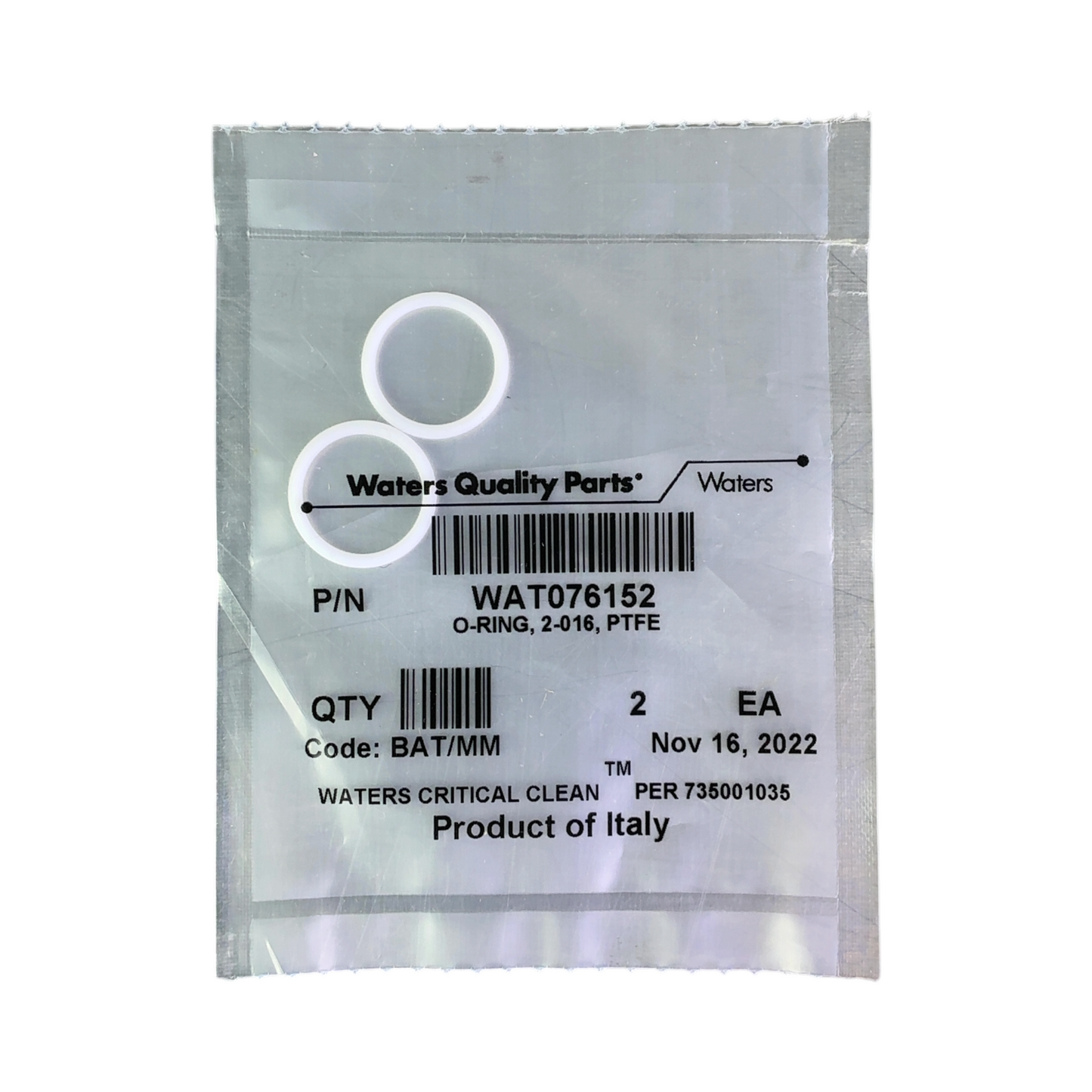 Waters WAT076152 O-Ring FEP PTFE 2-016 for Acquity Solvent Manager Pump Heads | Order Direct and Save - Image 6