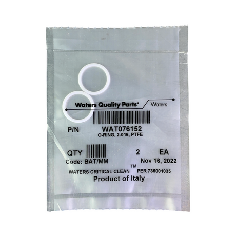 Waters WAT076152 O-Ring FEP PTFE 2-016 for Acquity Solvent Manager Pump Heads | Order Direct and Save - Image 6
