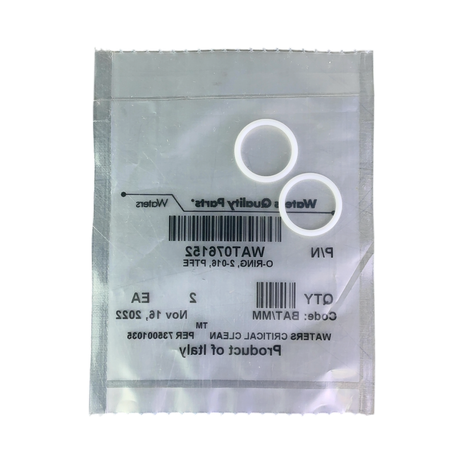 Waters WAT076152 O-Ring FEP PTFE 2-016 for Acquity Solvent Manager Pump Heads | Order Direct and Save - Image 7