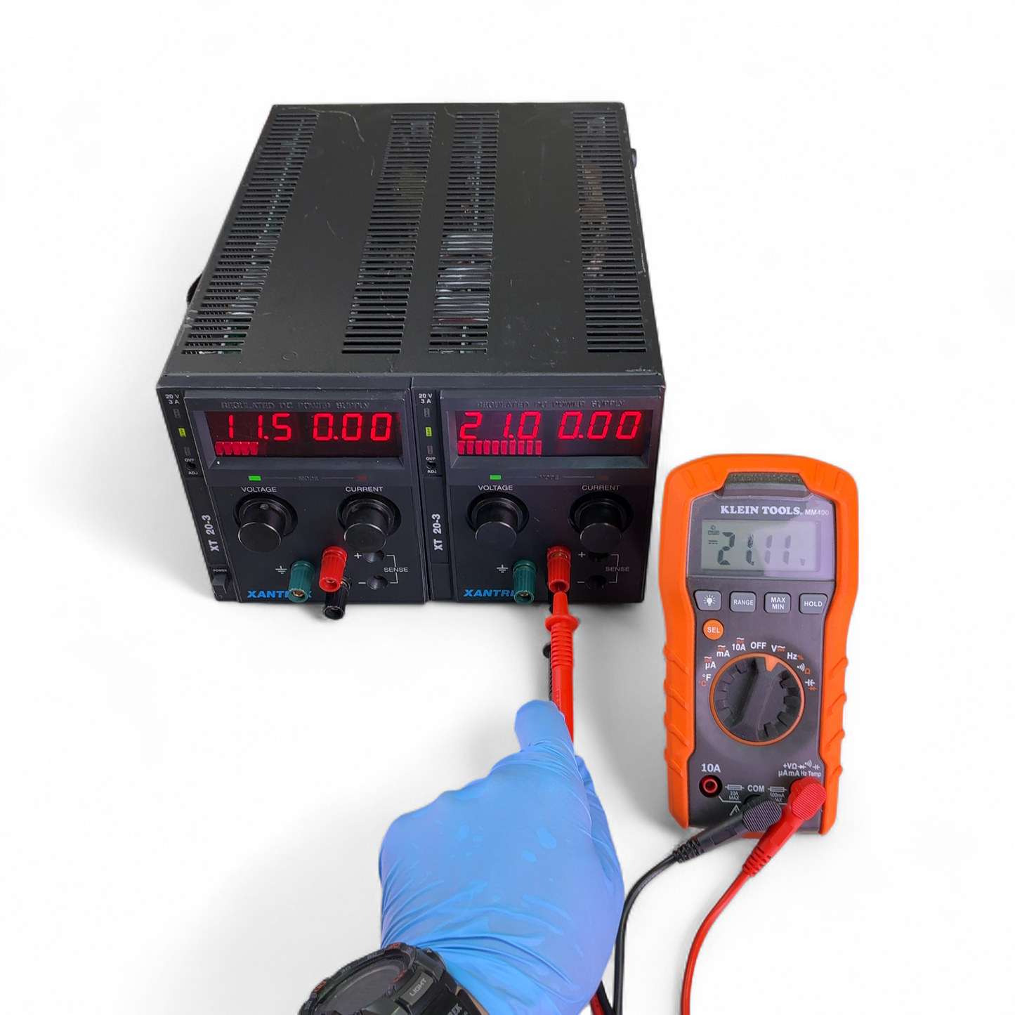 Xantrax Dual 20V Regulated DC Power Supply XTD20-3 (Best Offer!) | Order Direct and Save - Image 2