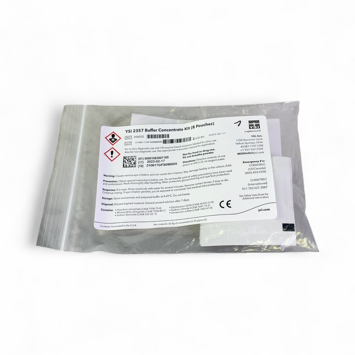 YSI 2357 098005 Buffer Concentrate Pouches Lot of 46 EXPIRED | Mr. Scientific - Image 12
