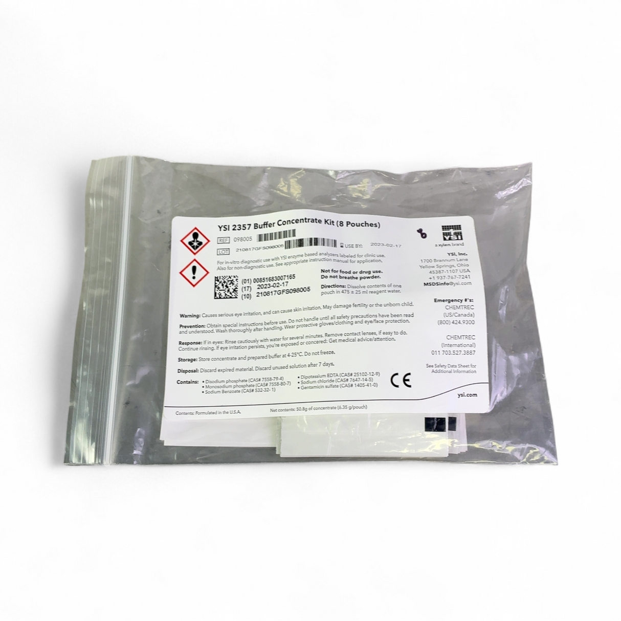 YSI 2357 098005 Buffer Concentrate Pouches Lot of 46 EXPIRED | Mr. Scientific - Image 4