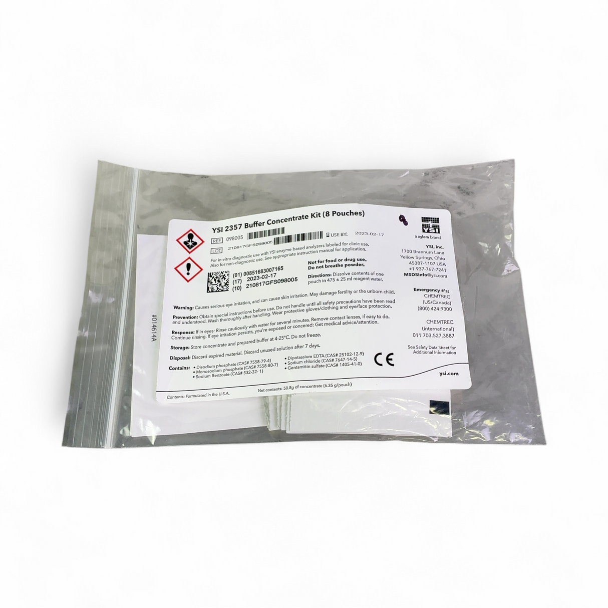 YSI 2357 098005 Buffer Concentrate Pouches Lot of 46 EXPIRED | Mr. Scientific - Image 6
